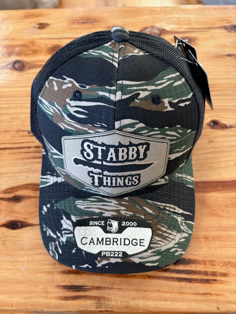 Rhodesian Camo Snapback with Stabby Things Patch