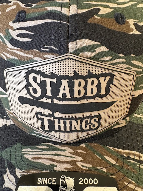 Rhodesian Camo Snapback with Stabby Things Patch