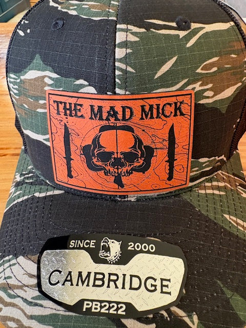 Rhodesian Camo Snapback with Orange Mad Mick Topo Patch