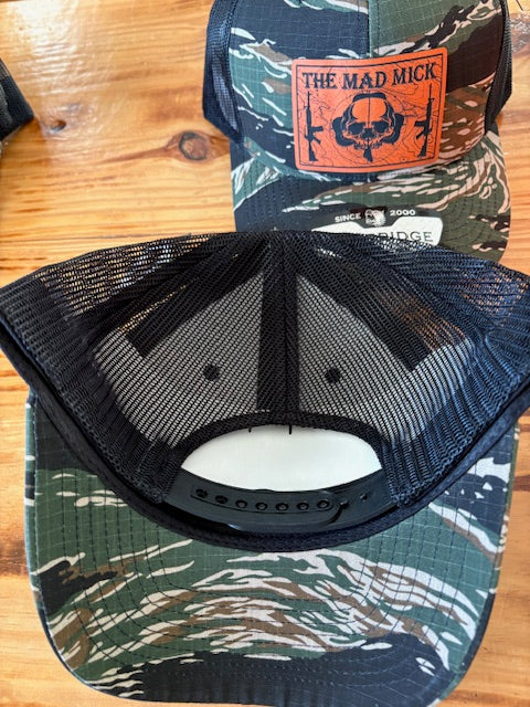 Rhodesian Camo Snapback with Orange Mad Mick Topo Patch