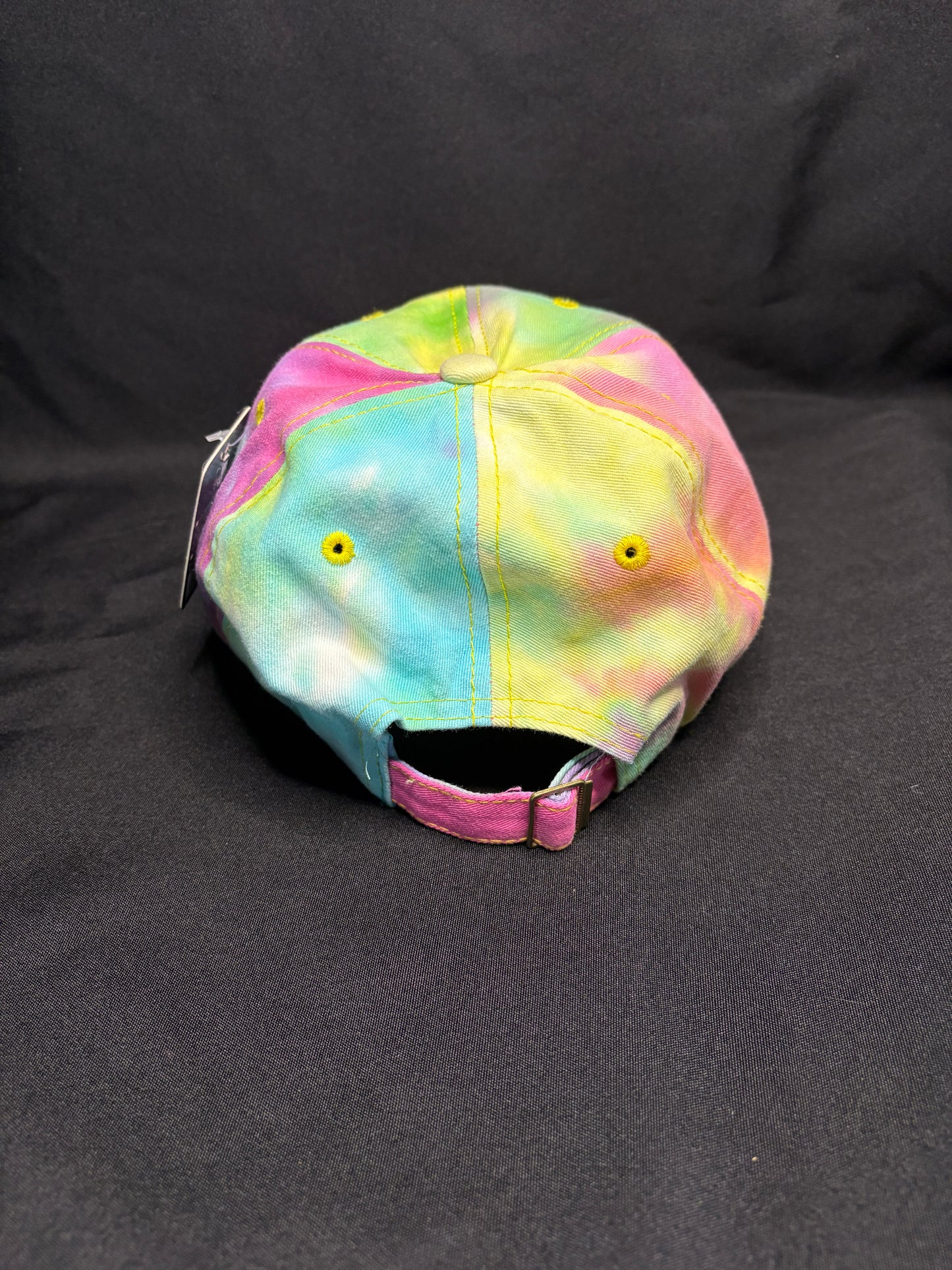 Pit Bull Tie-Dyed Baseball Hat with Mad Mick Tree Carving Patch