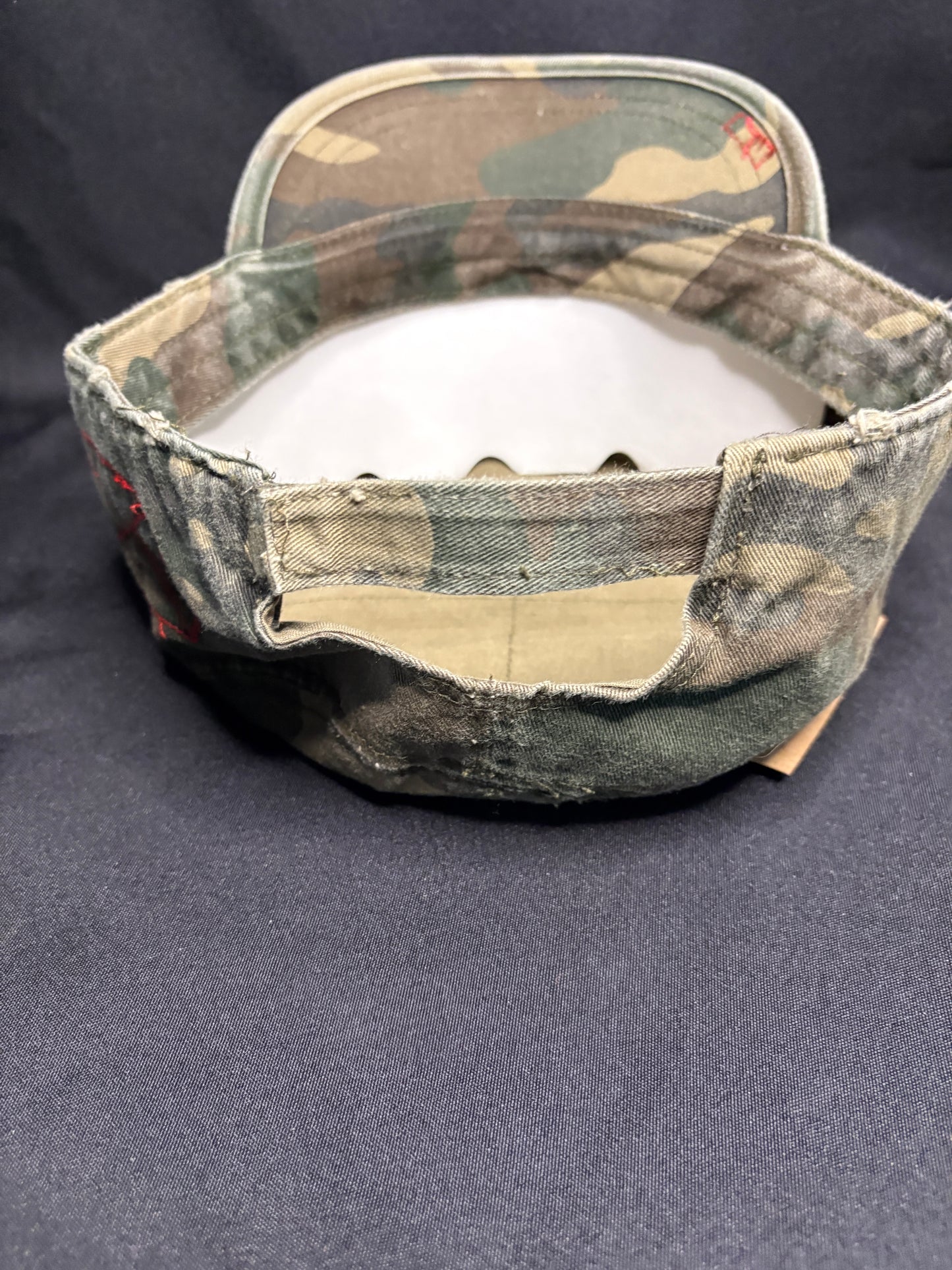 Rapid Dominance Camo Flat Top Patrol Cap with Mad Mick Skull Patch