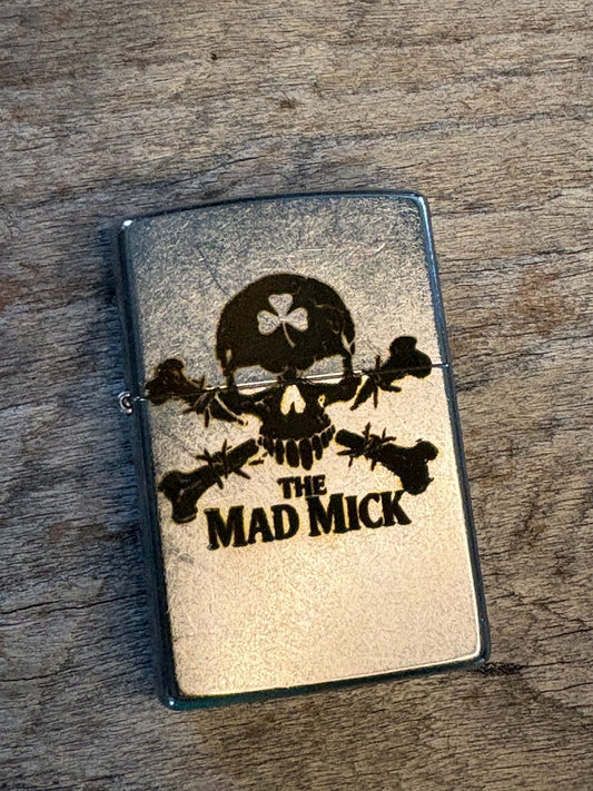 Mad Mick Chrome Skull & Crossbones Zippo