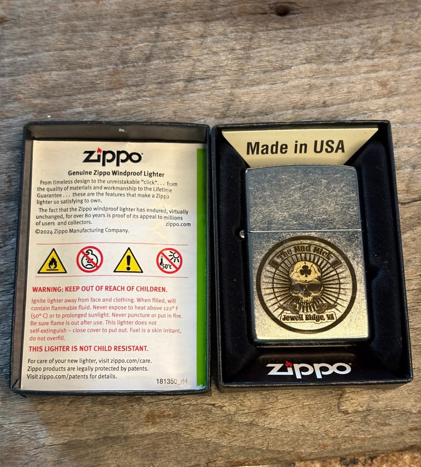 Mad Mick Old Mexico Chrome Zippo
