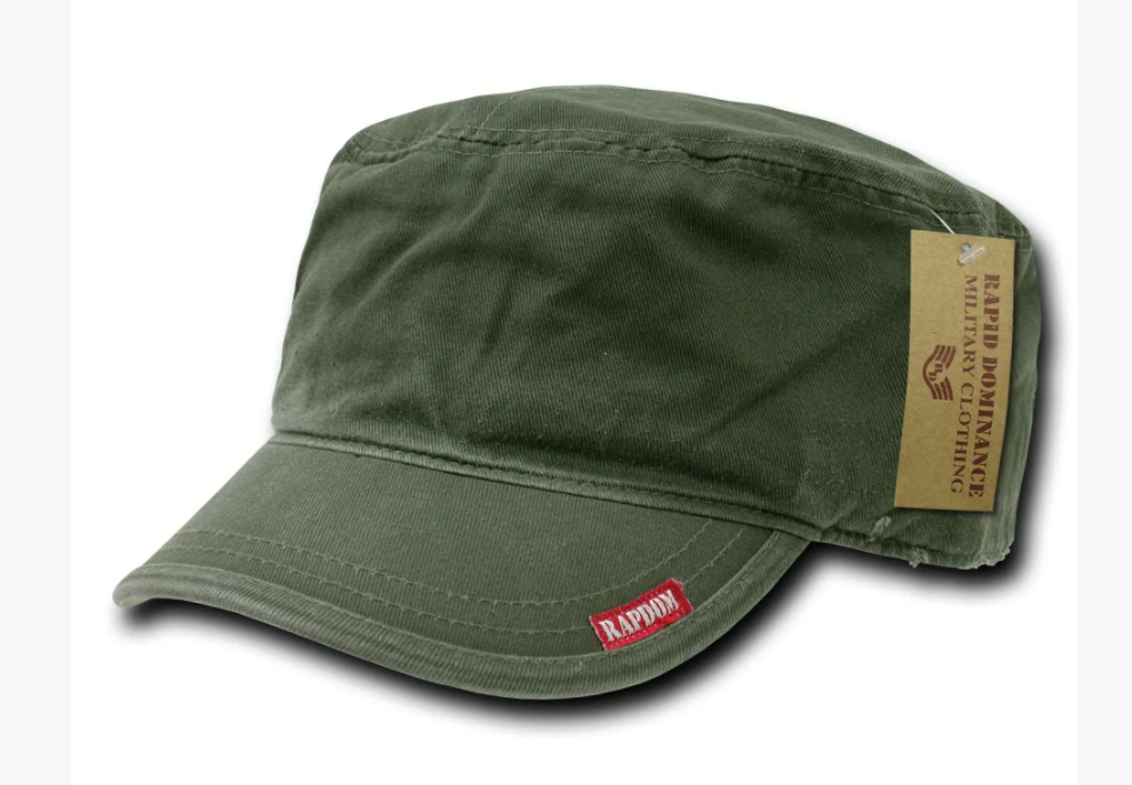 Rapid Dominance Flat Top Patrol Cap with Mad Mick Skull Logo Patch