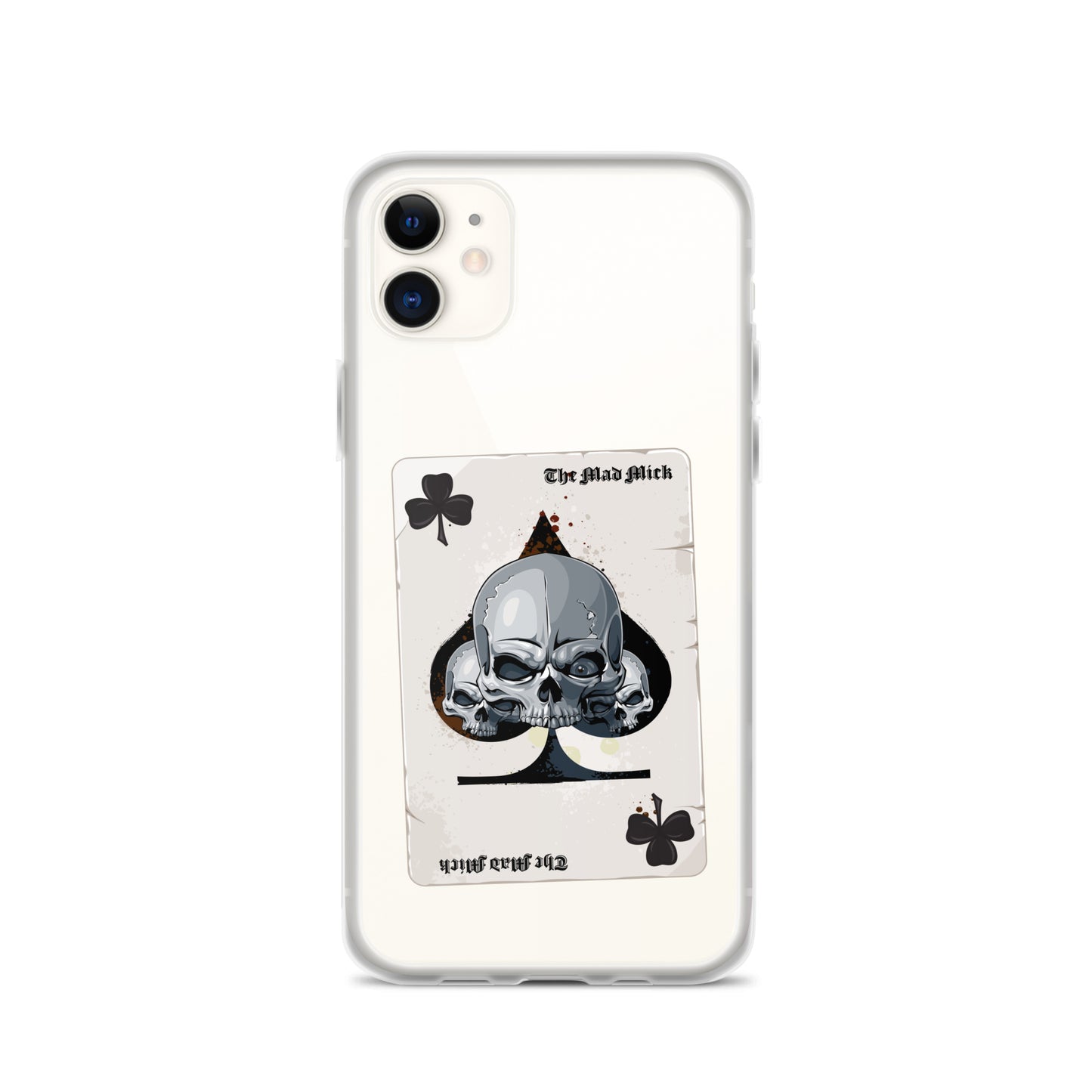 Mad Mick Death Card Clear Case for iPhone®