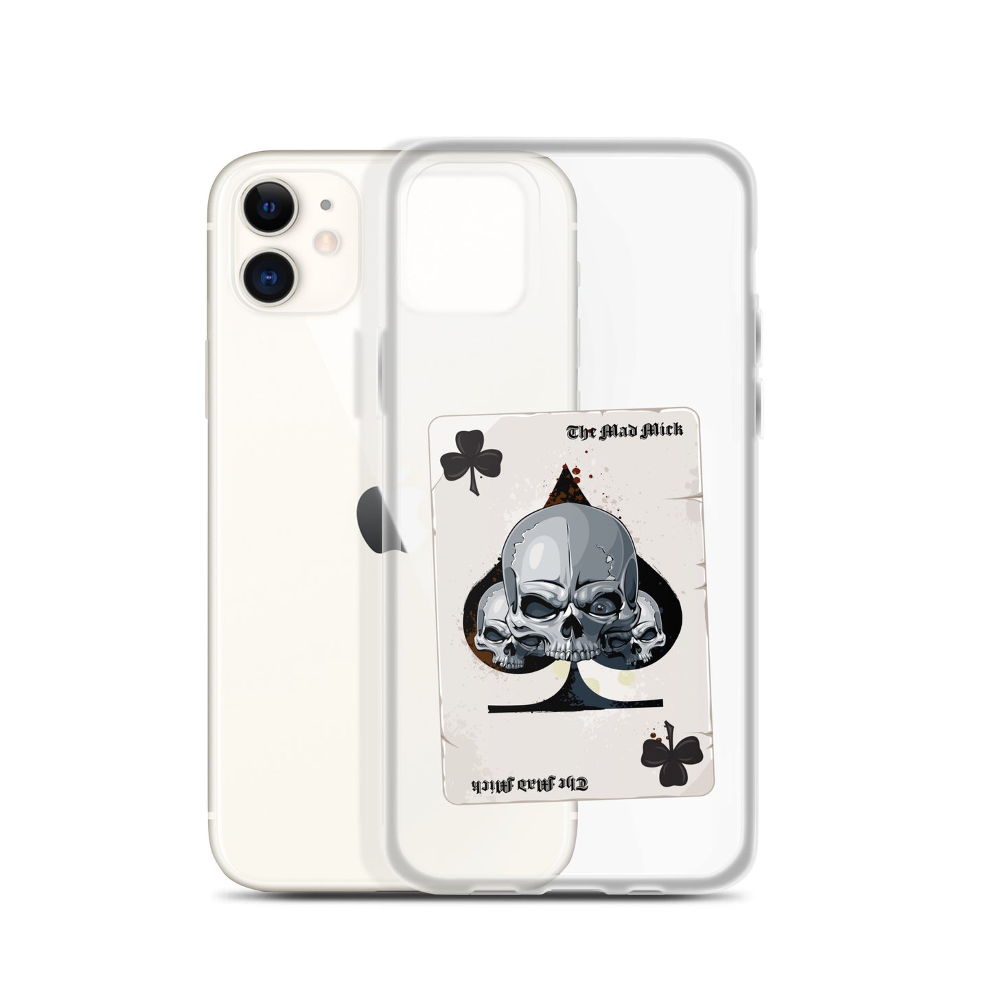 Mad Mick Death Card Clear Case for iPhone®