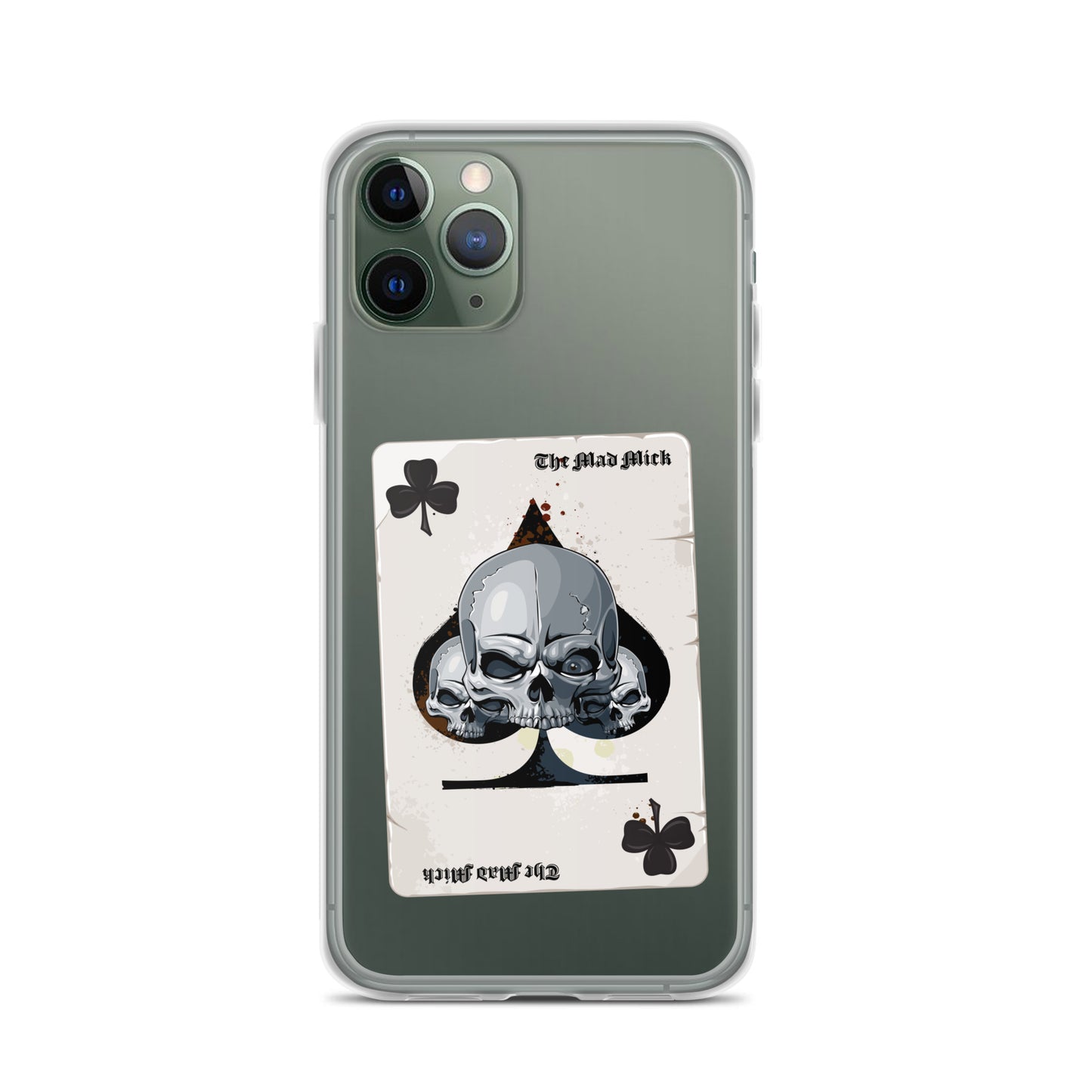 Mad Mick Death Card Clear Case for iPhone®