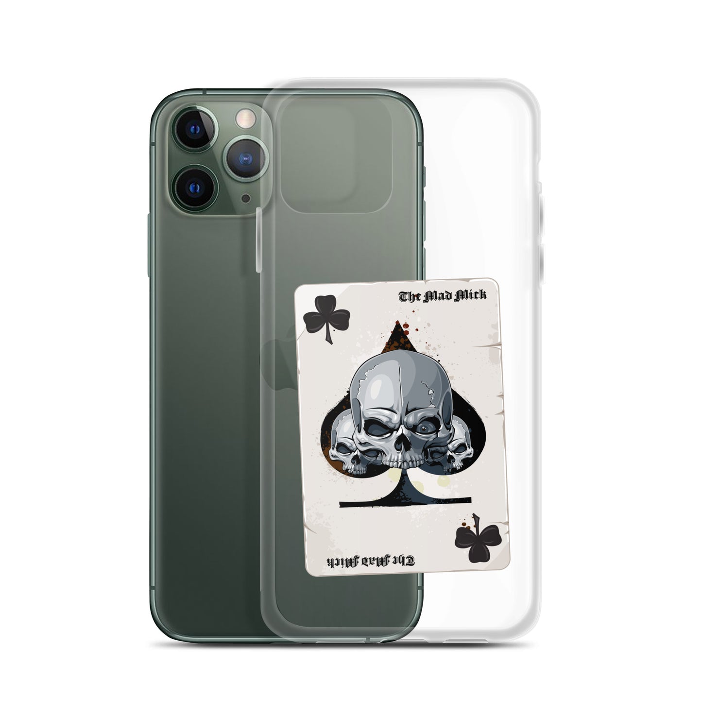 Mad Mick Death Card Clear Case for iPhone®