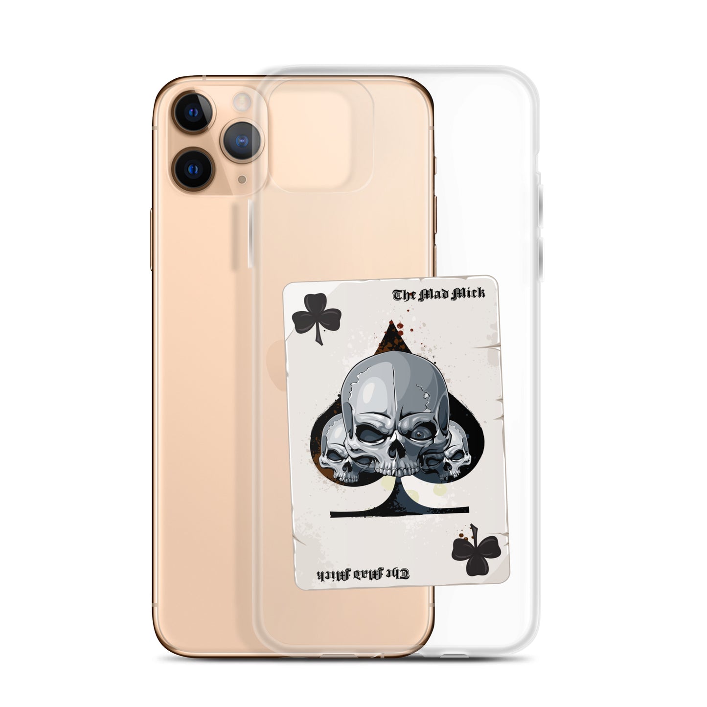 Mad Mick Death Card Clear Case for iPhone®