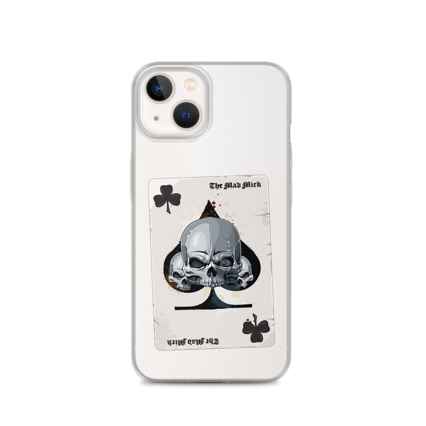 Mad Mick Death Card Clear Case for iPhone®