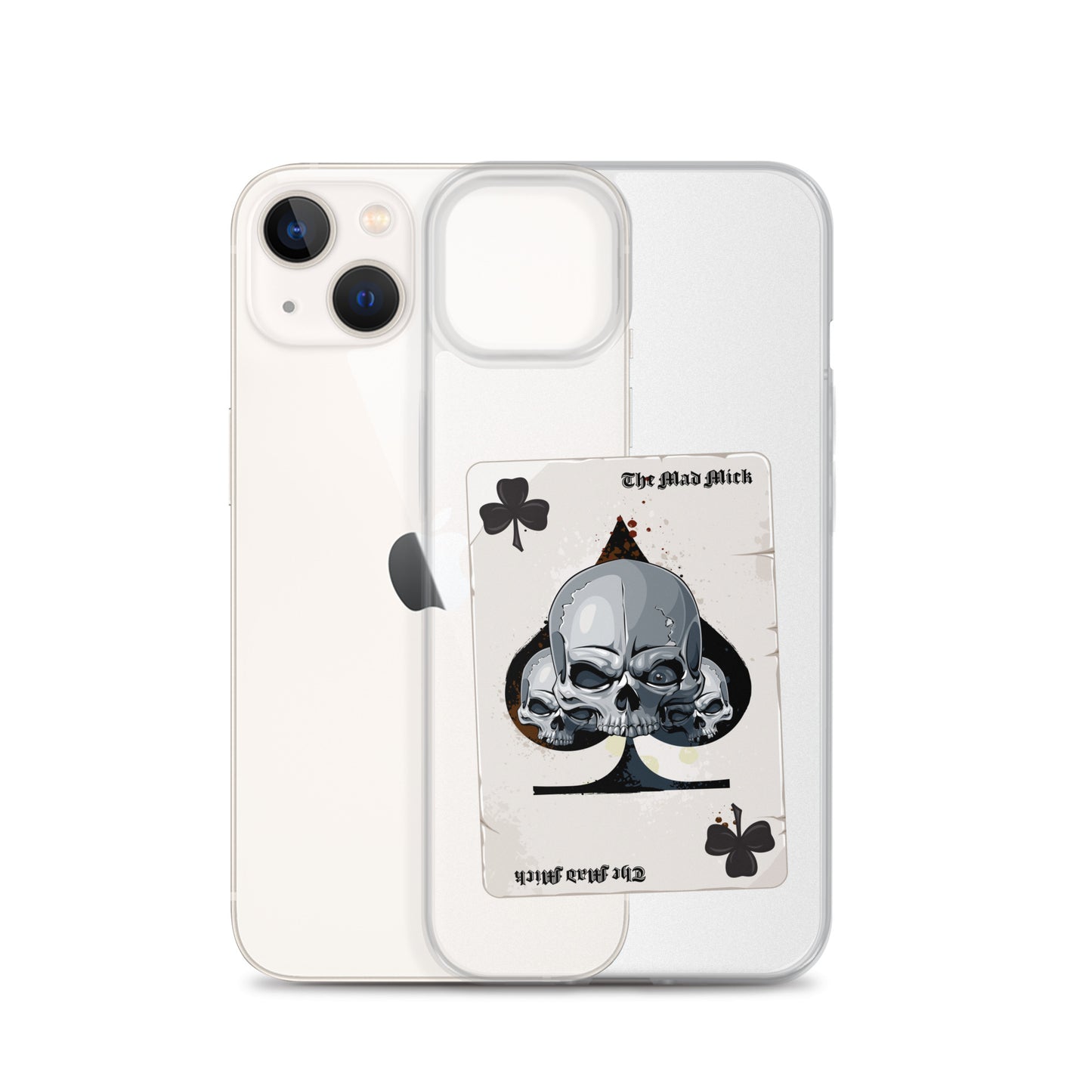 Mad Mick Death Card Clear Case for iPhone®