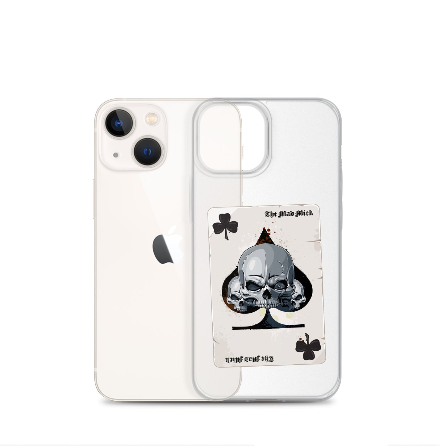 Mad Mick Death Card Clear Case for iPhone®