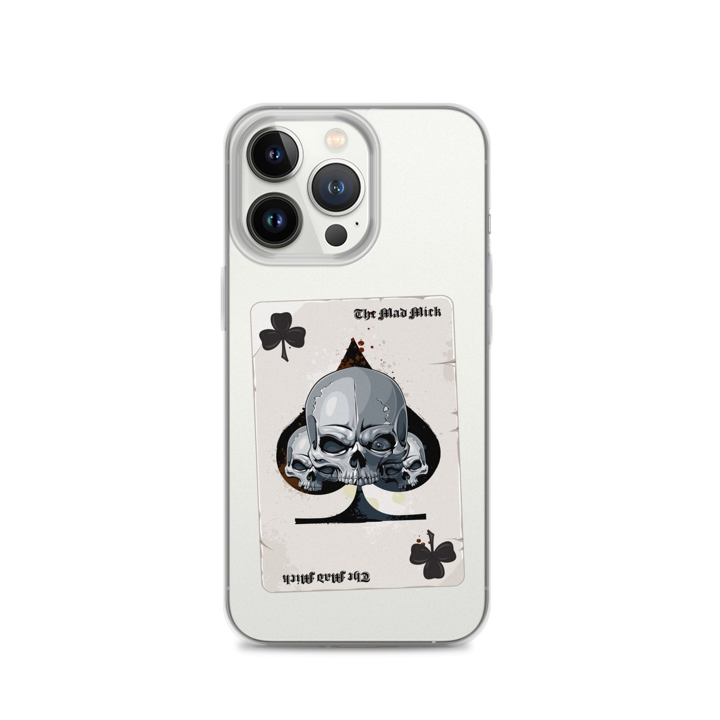 Mad Mick Death Card Clear Case for iPhone®