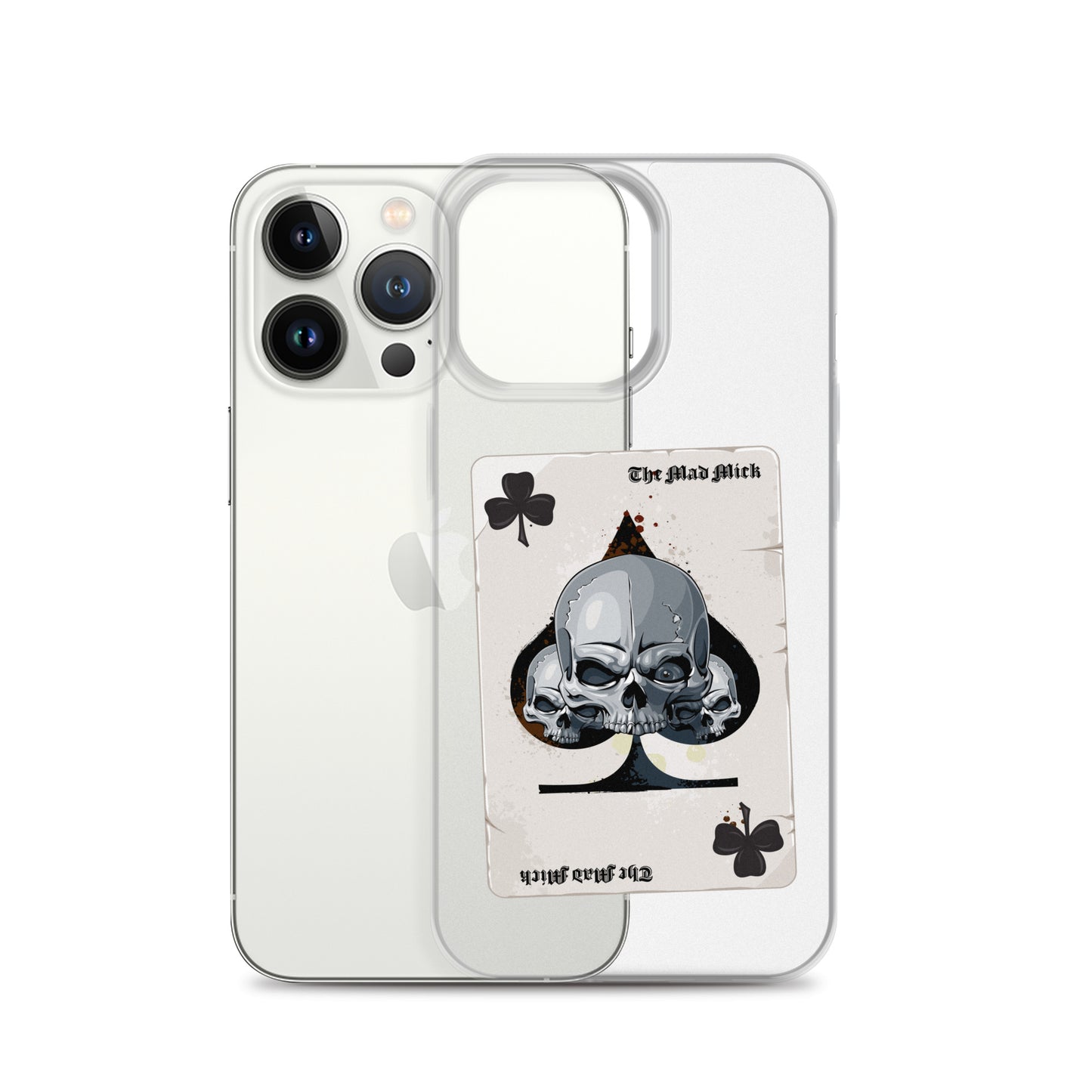 Mad Mick Death Card Clear Case for iPhone®