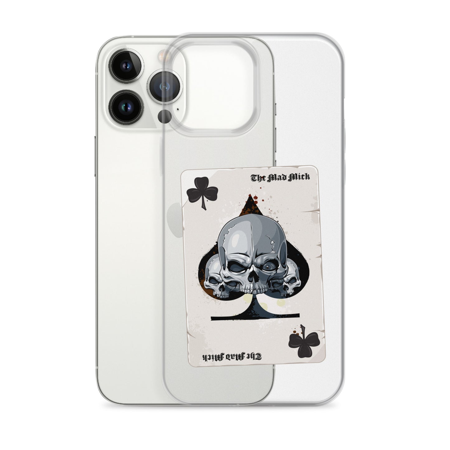 Mad Mick Death Card Clear Case for iPhone®