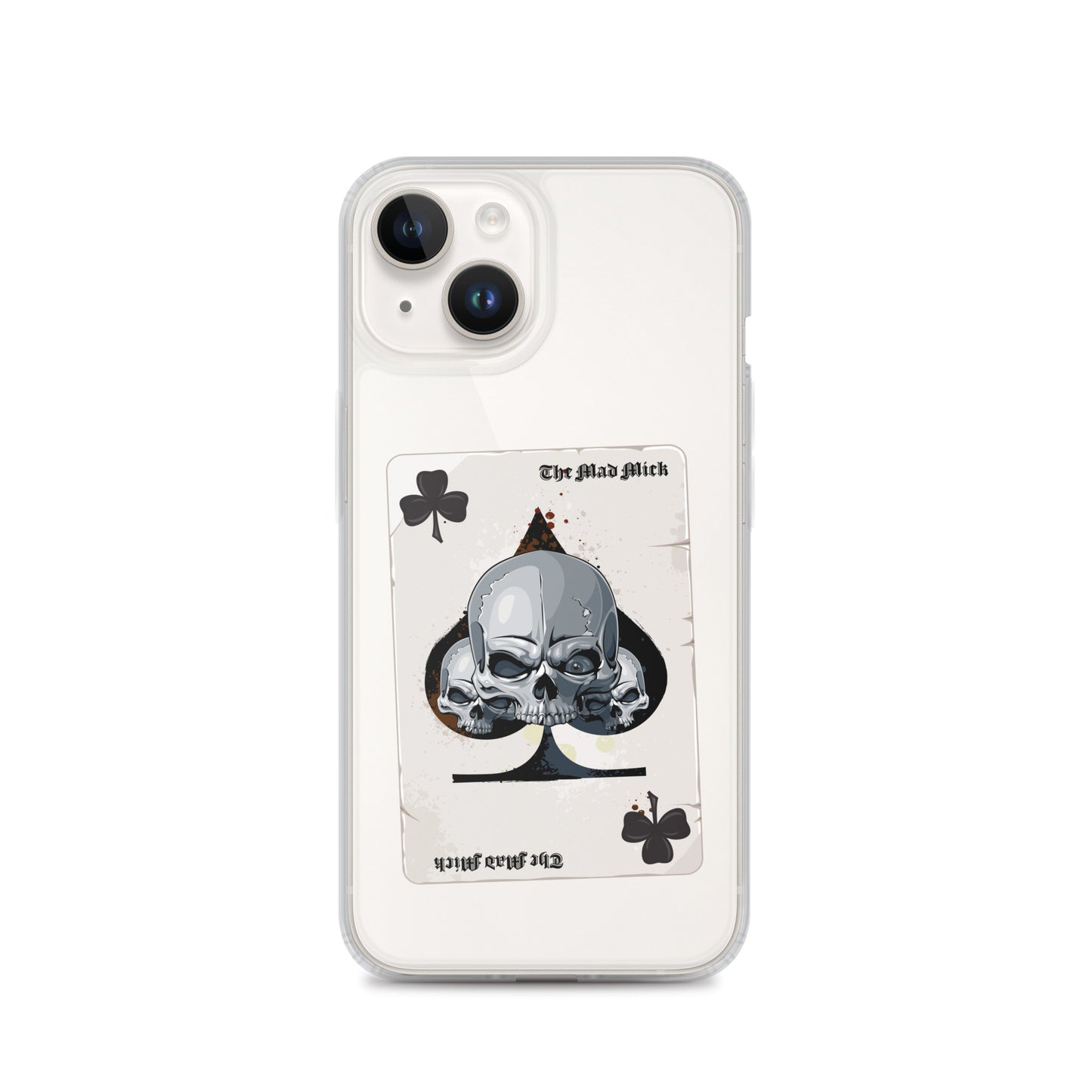 Mad Mick Death Card Clear Case for iPhone®