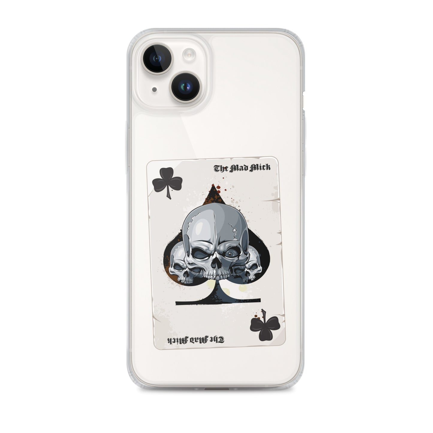 Mad Mick Death Card Clear Case for iPhone®