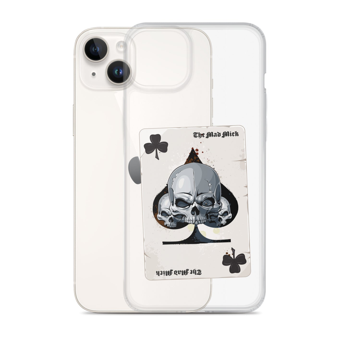 Mad Mick Death Card Clear Case for iPhone®