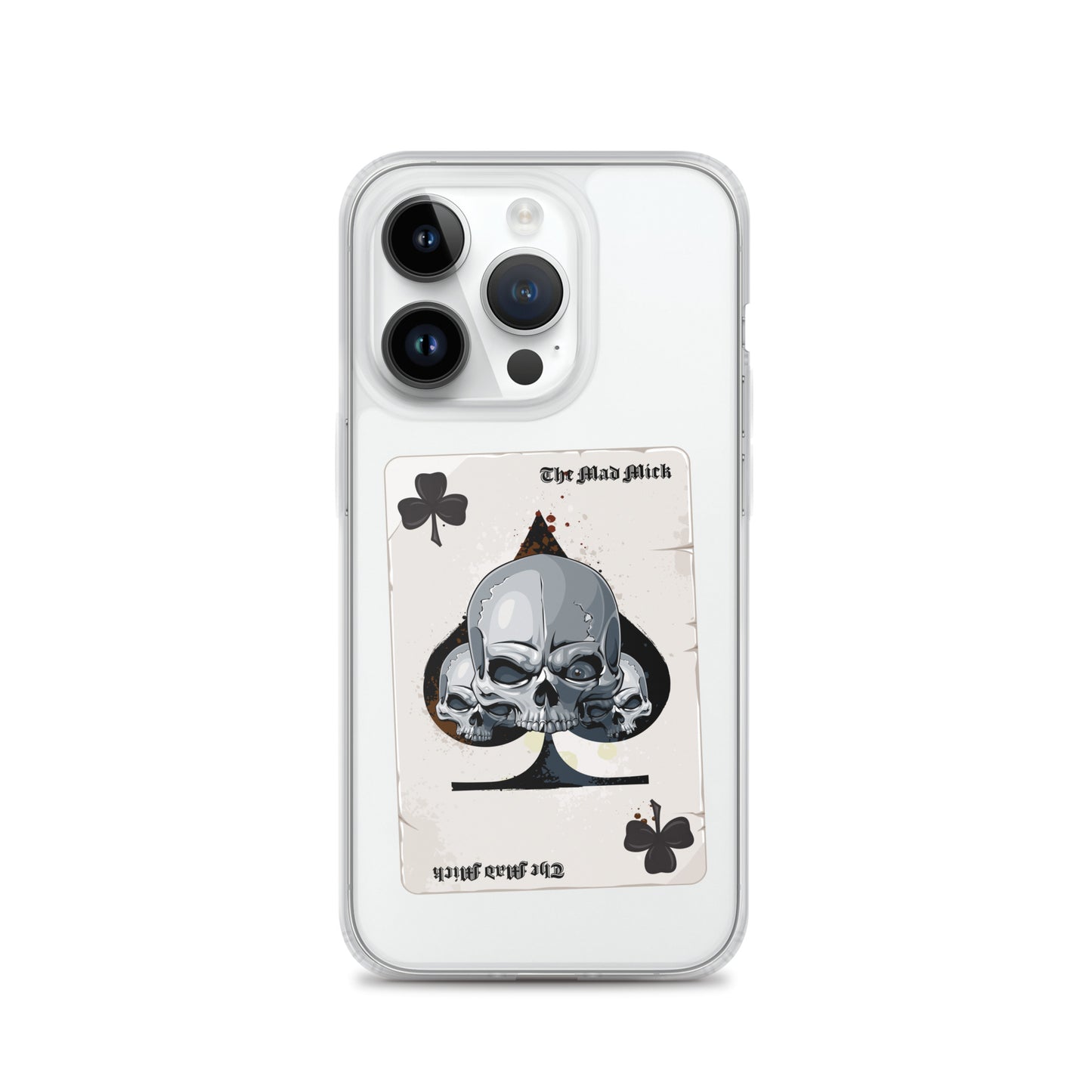 Mad Mick Death Card Clear Case for iPhone®