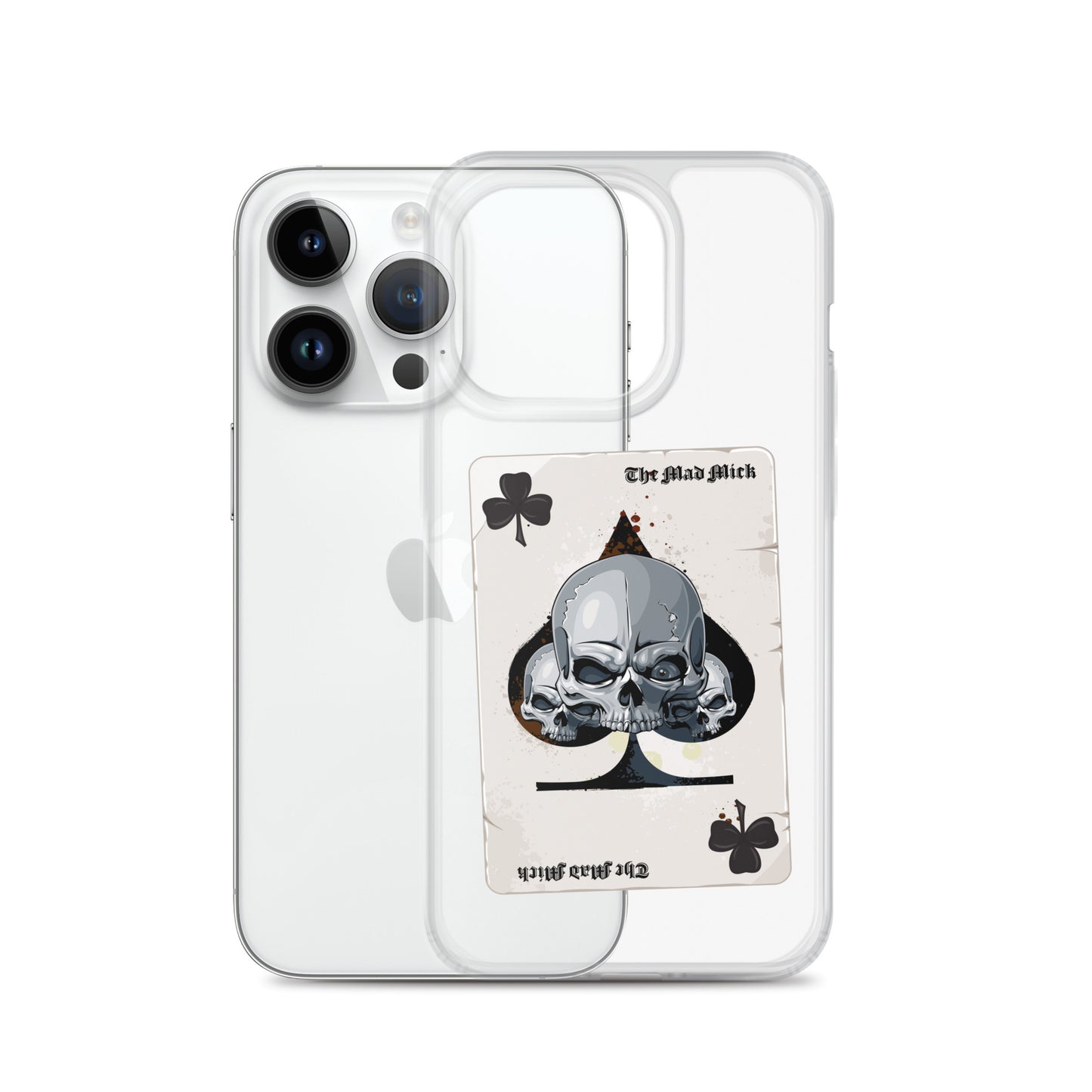 Mad Mick Death Card Clear Case for iPhone®