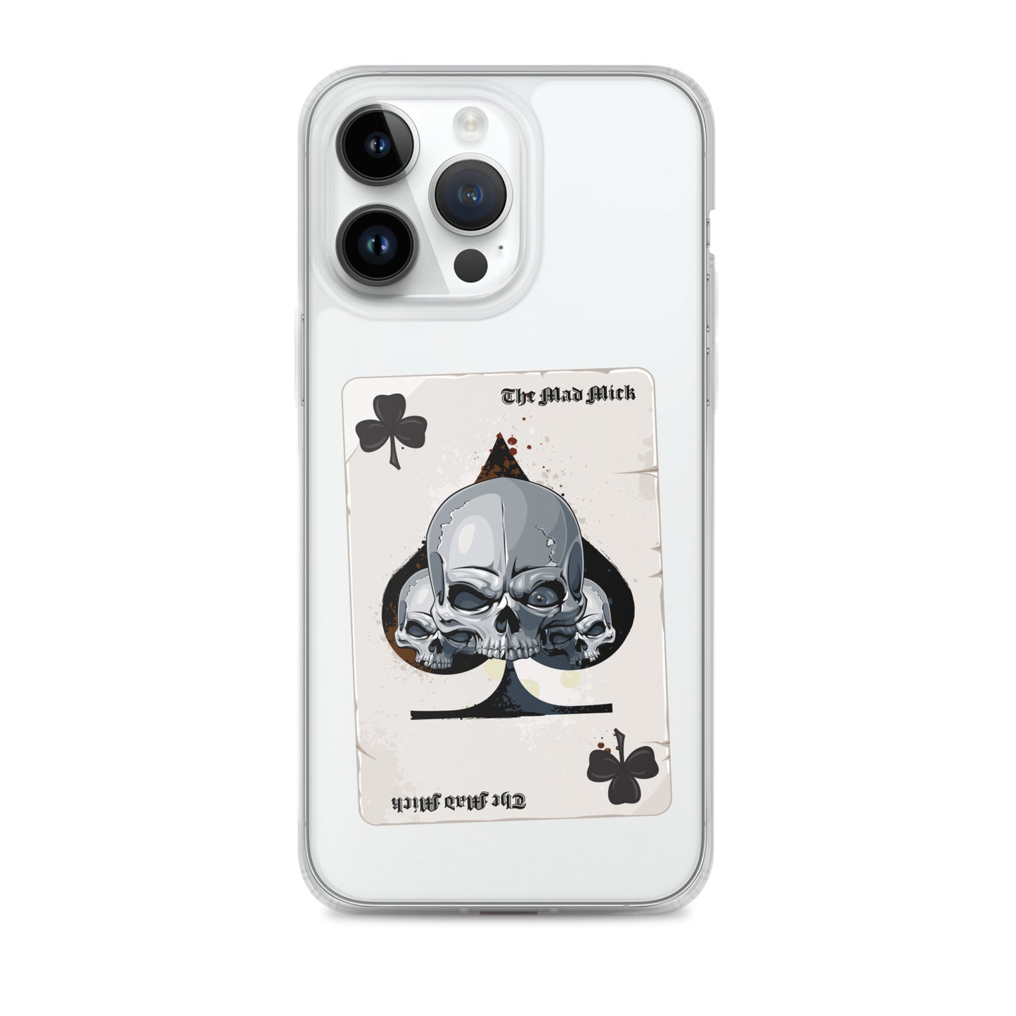 Mad Mick Death Card Clear Case for iPhone®