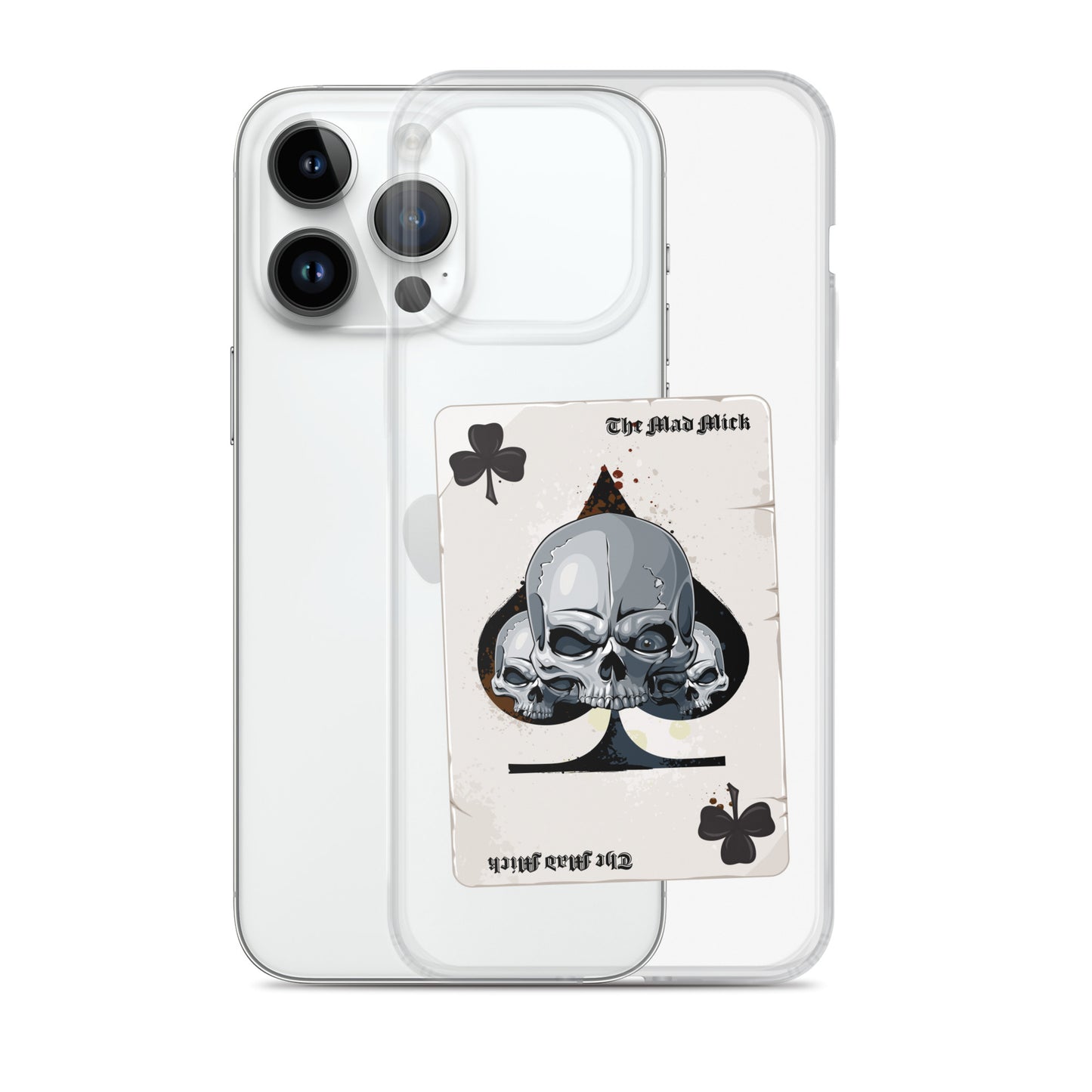 Mad Mick Death Card Clear Case for iPhone®