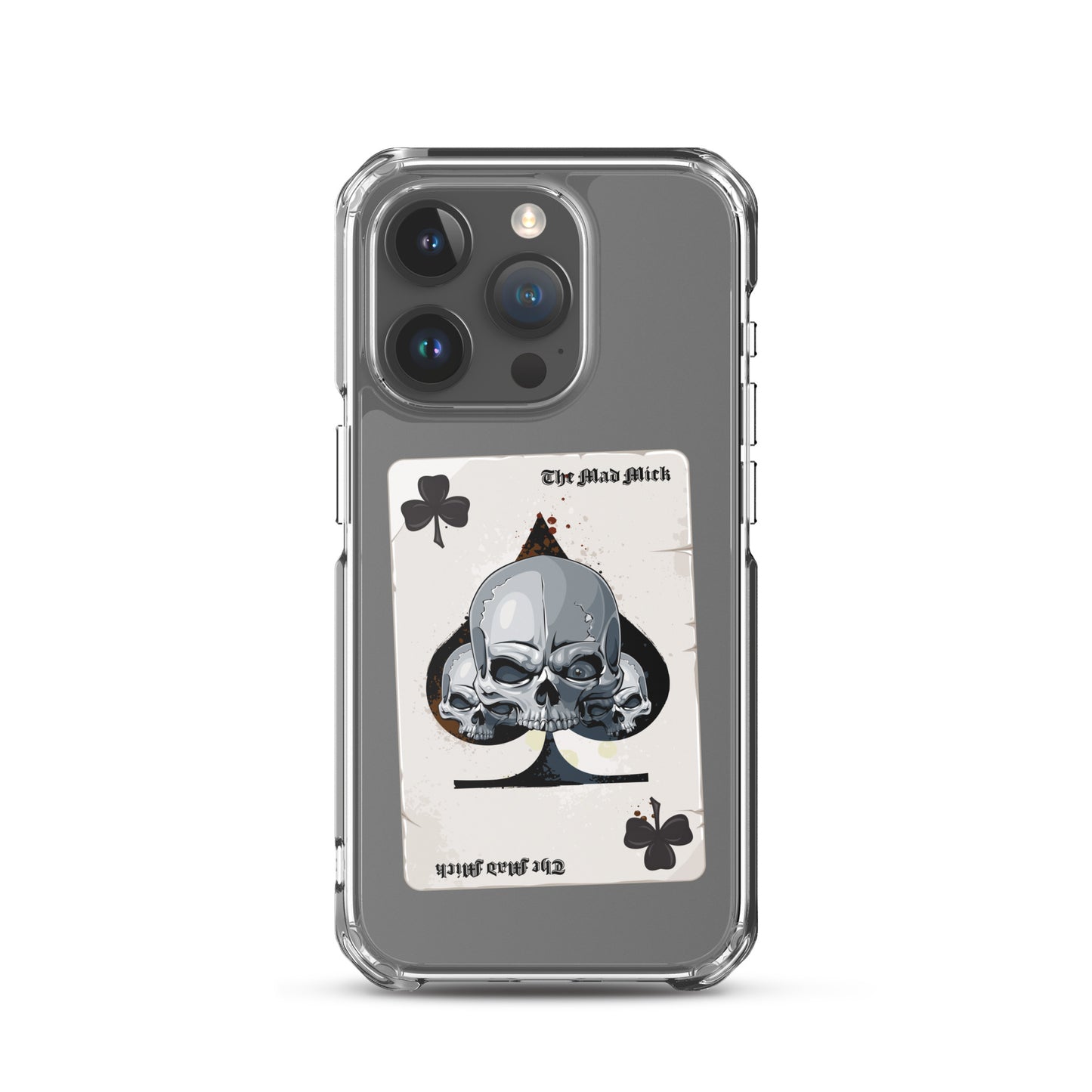 Mad Mick Death Card Clear Case for iPhone®