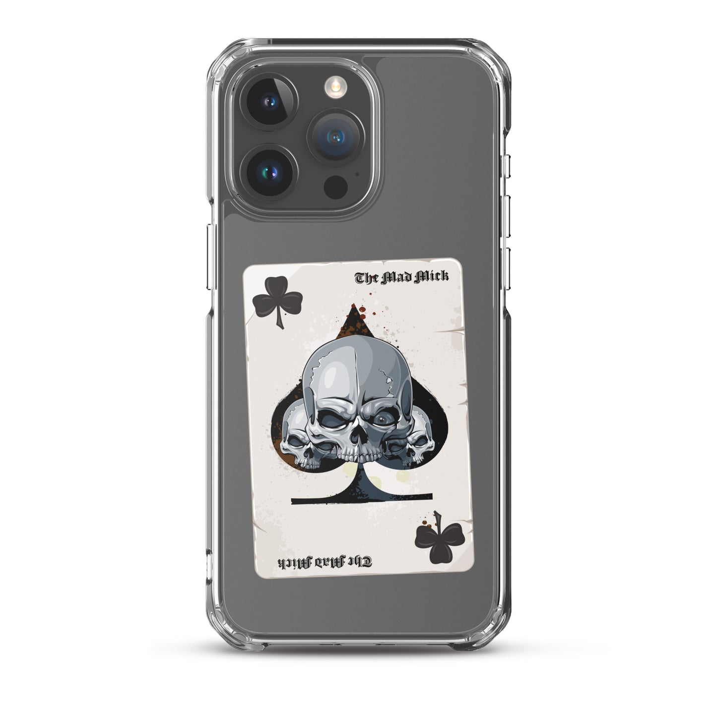 Mad Mick Death Card Clear Case for iPhone®