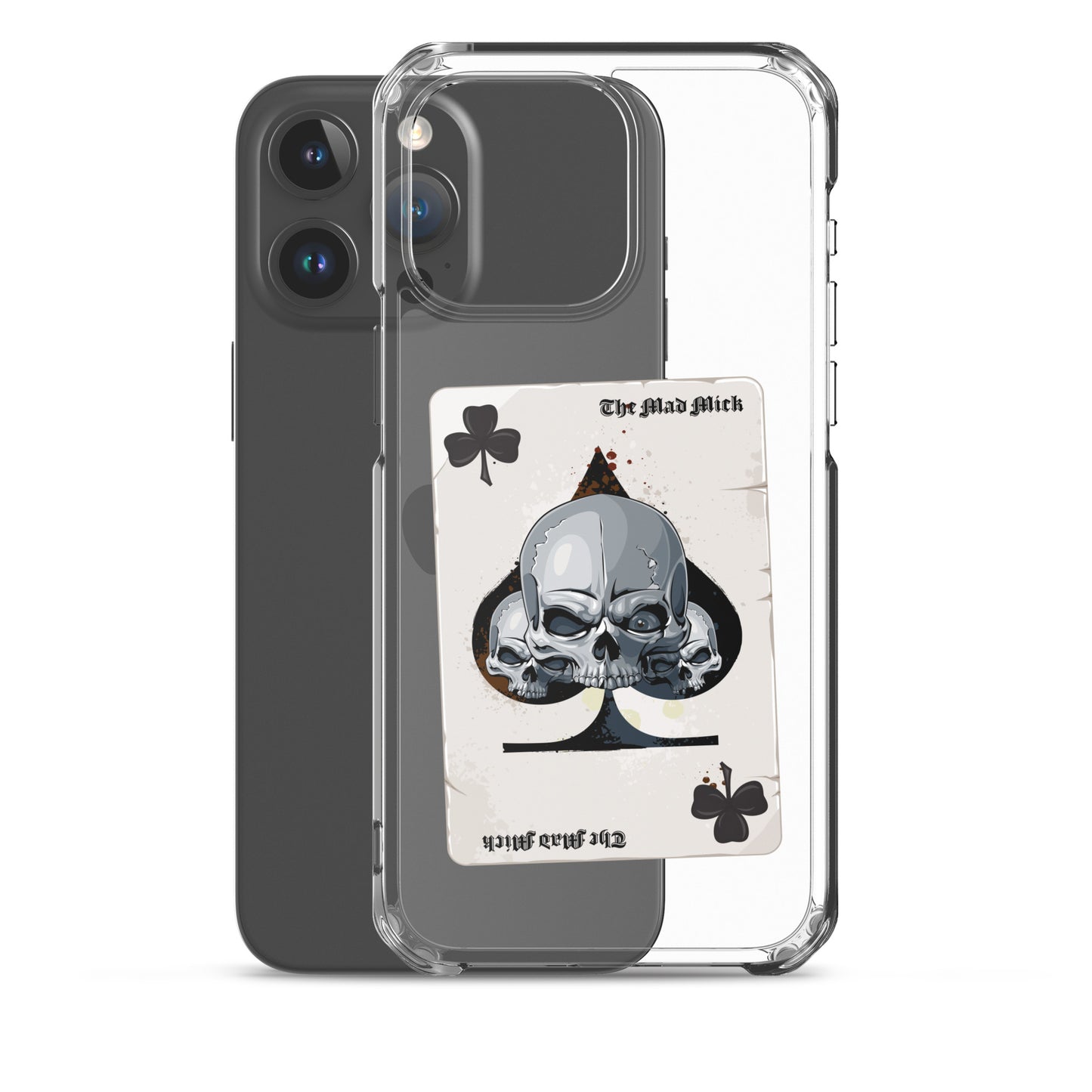 Mad Mick Death Card Clear Case for iPhone®