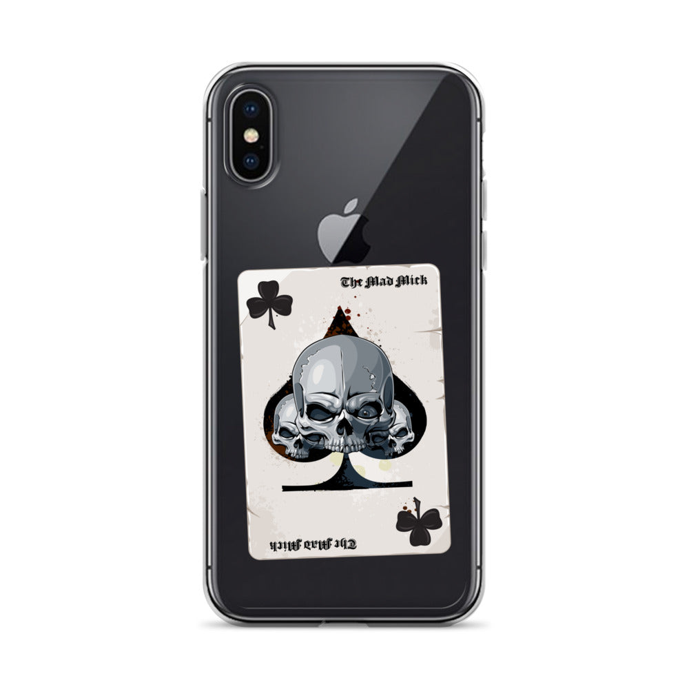 Mad Mick Death Card Clear Case for iPhone®