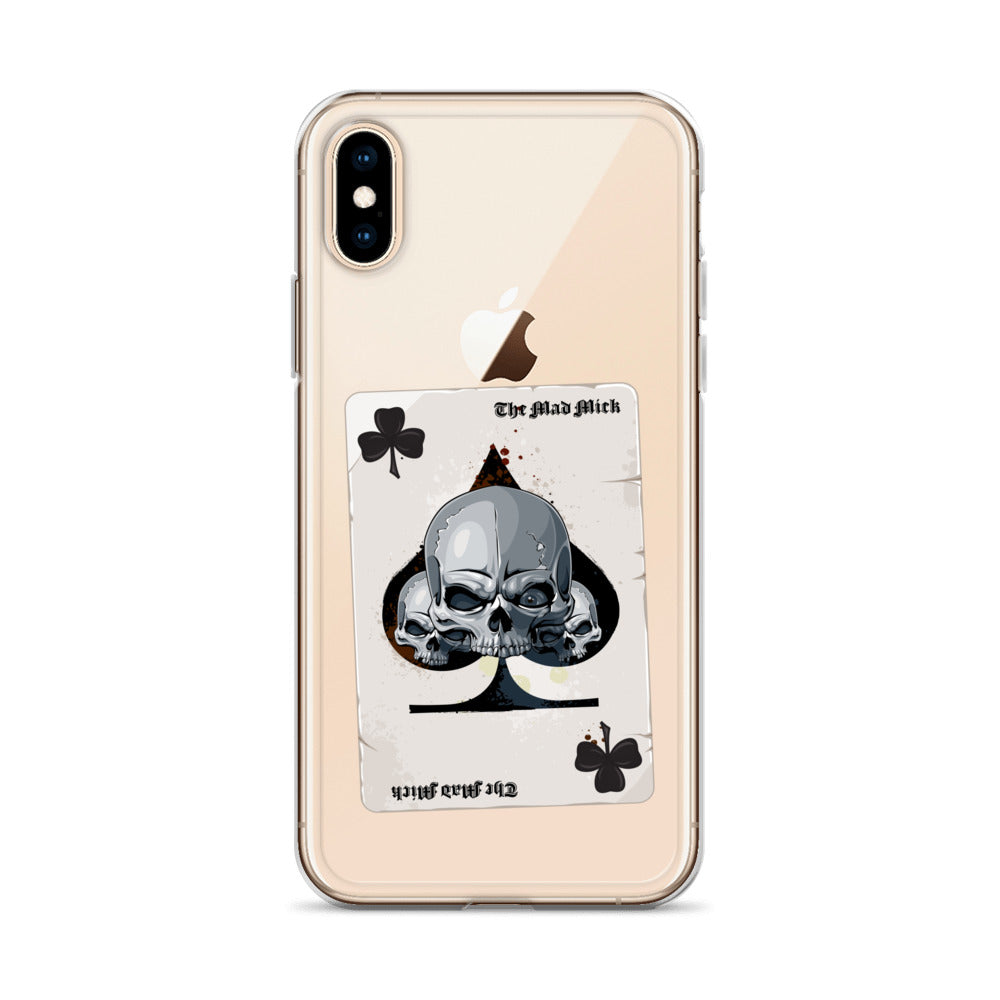 Mad Mick Death Card Clear Case for iPhone®