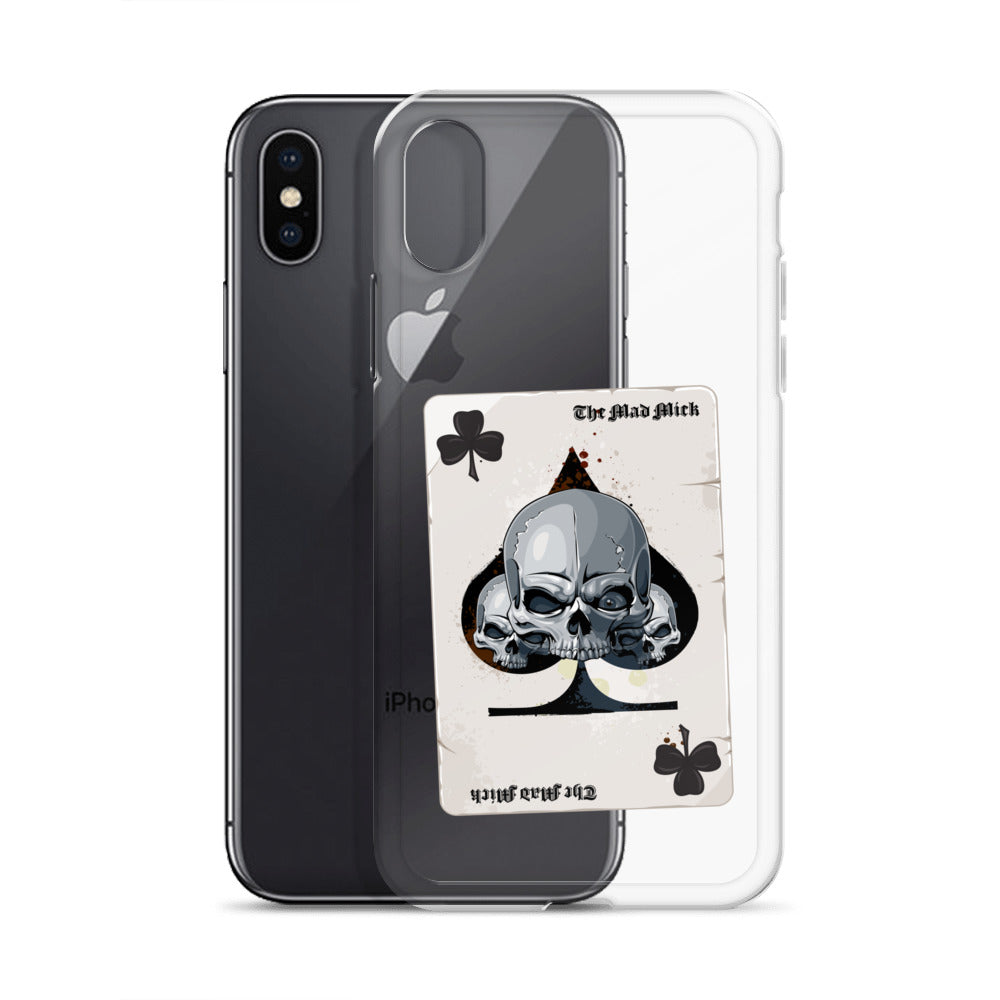 Mad Mick Death Card Clear Case for iPhone®