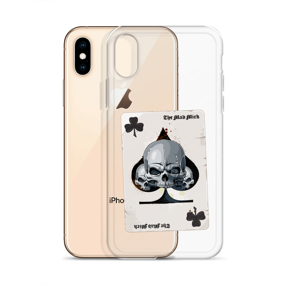 Mad Mick Death Card Clear Case for iPhone®