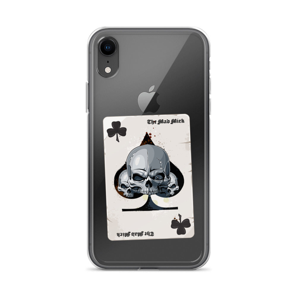 Mad Mick Death Card Clear Case for iPhone®