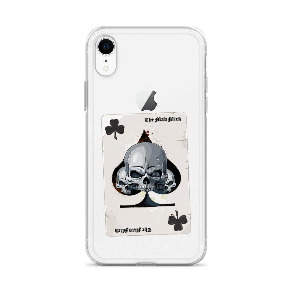 Mad Mick Death Card Clear Case for iPhone®