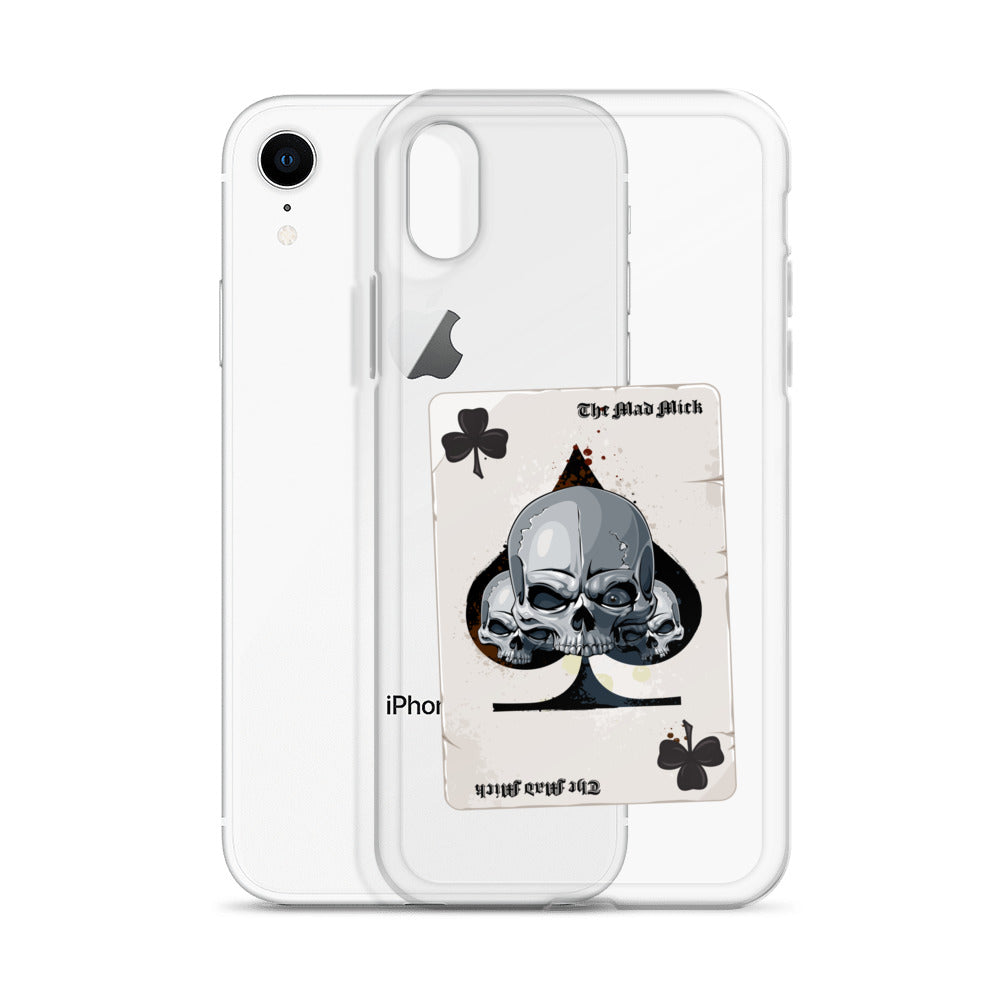 Mad Mick Death Card Clear Case for iPhone®