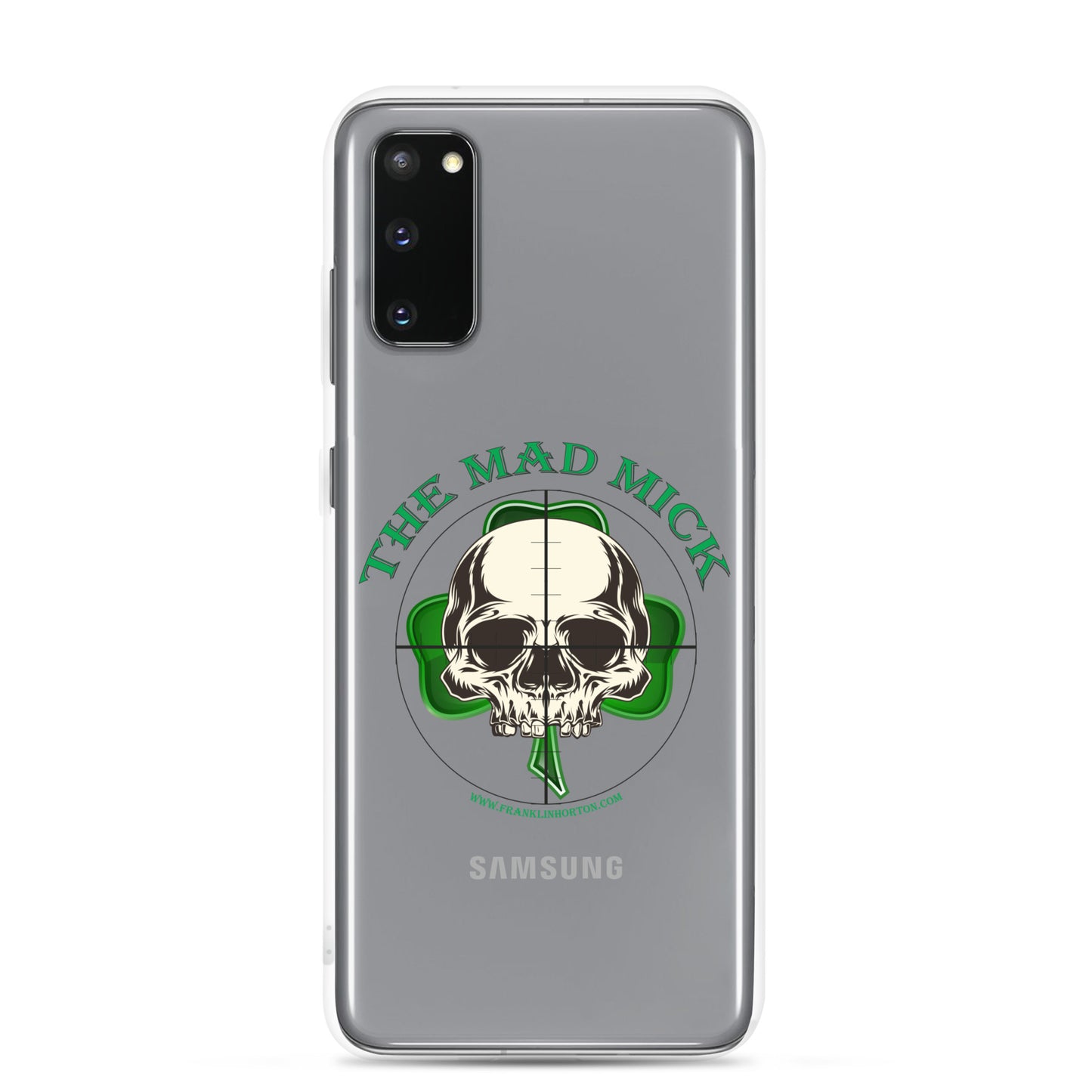 Mad Mick Skull and Shamrock Clear Case for Samsung®