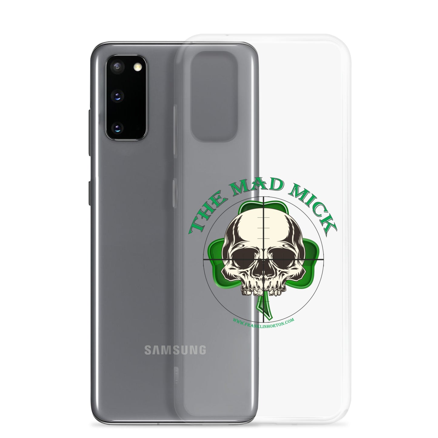 Mad Mick Skull and Shamrock Clear Case for Samsung®