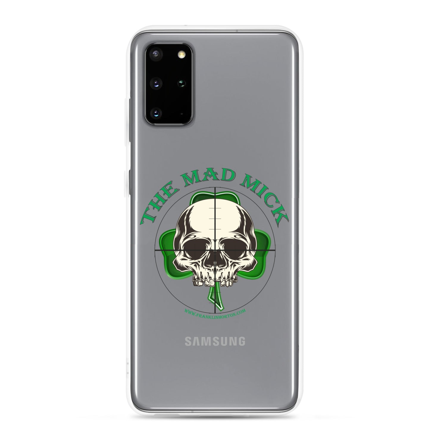 Mad Mick Skull and Shamrock Clear Case for Samsung®