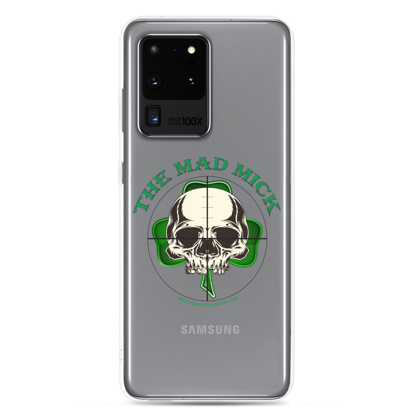 Mad Mick Skull and Shamrock Clear Case for Samsung®