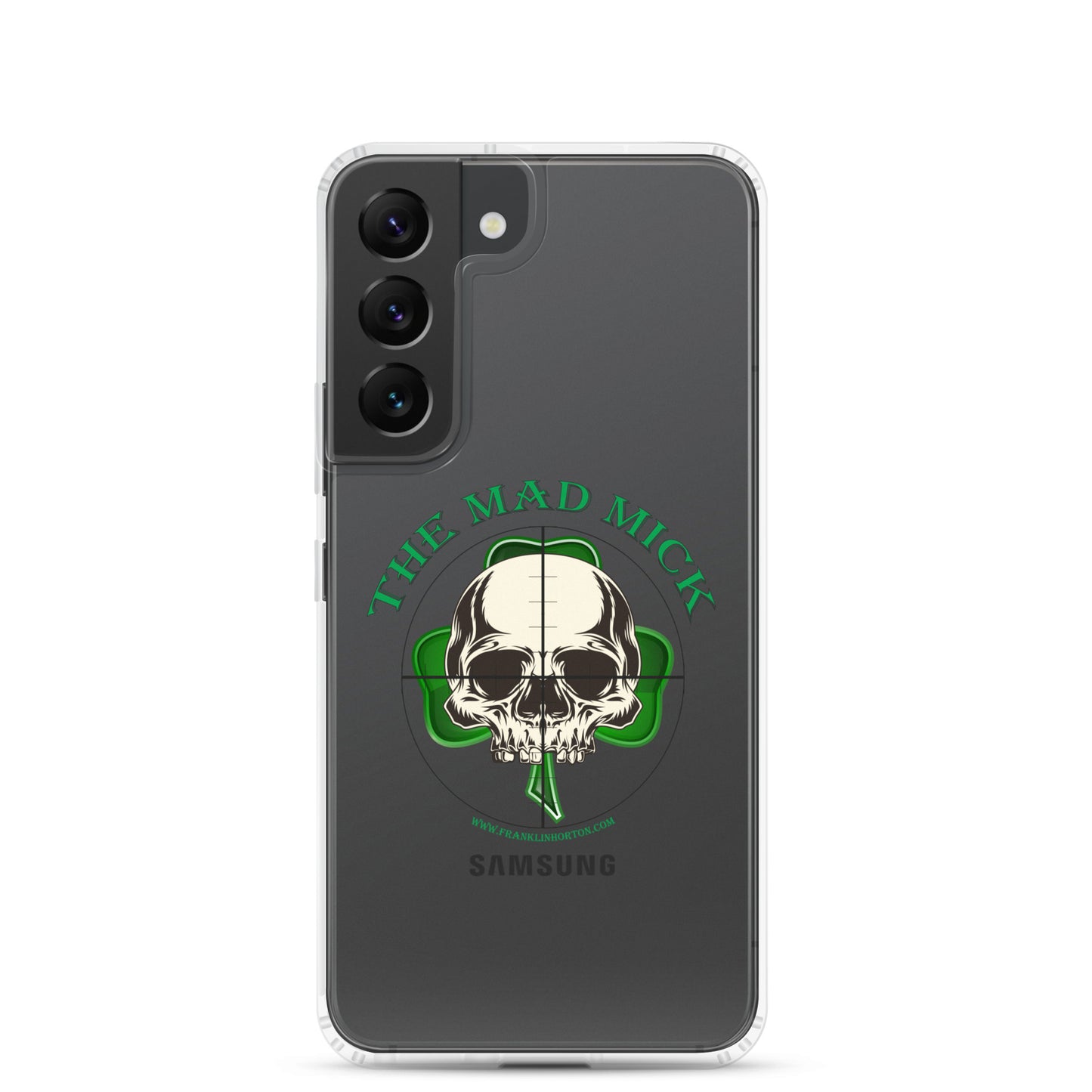 Mad Mick Skull and Shamrock Clear Case for Samsung®