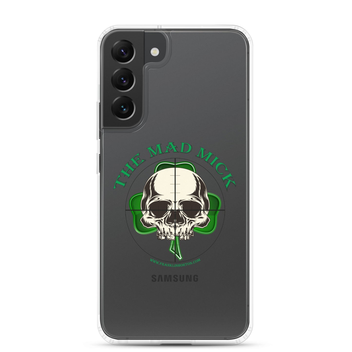 Mad Mick Skull and Shamrock Clear Case for Samsung®