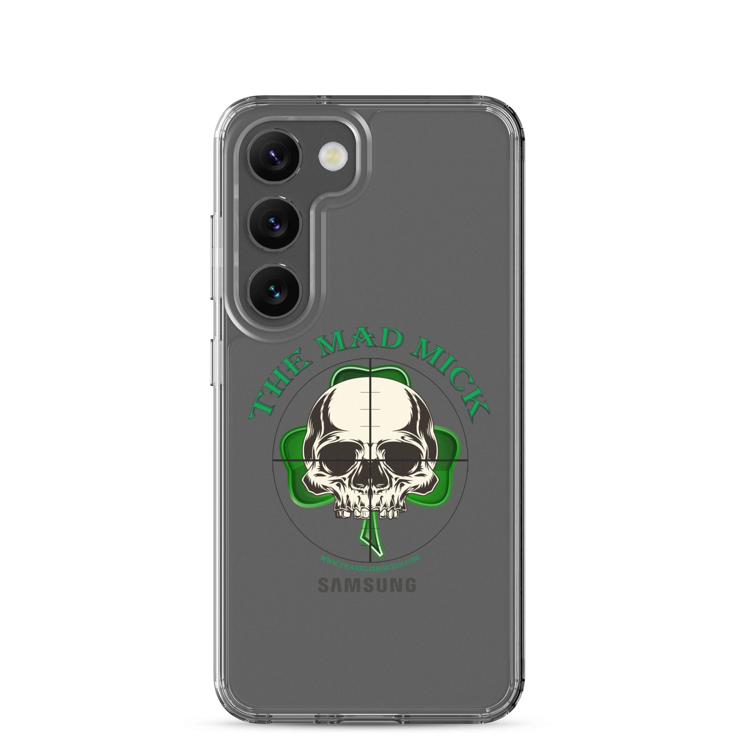 Mad Mick Skull and Shamrock Clear Case for Samsung®