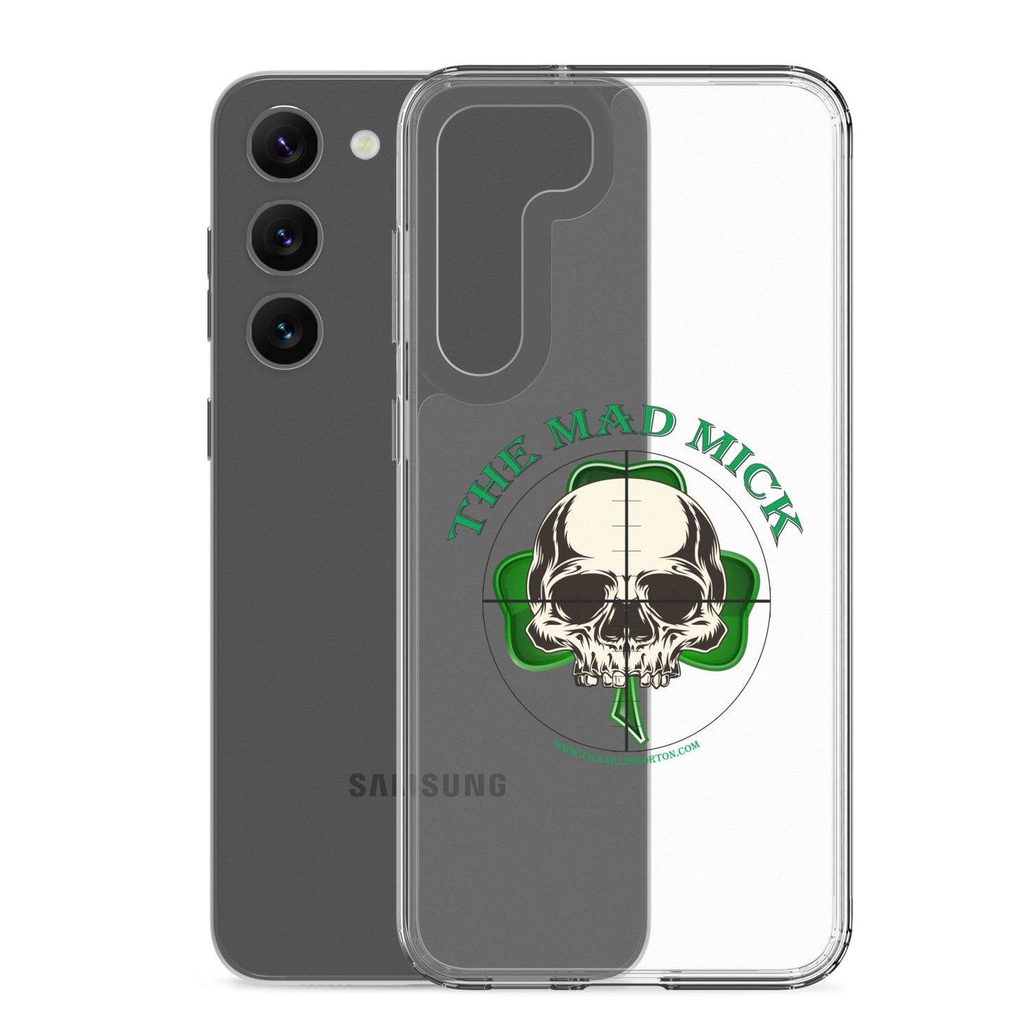 Mad Mick Skull and Shamrock Clear Case for Samsung®