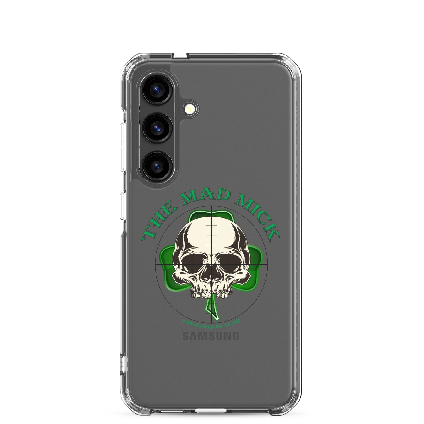 Mad Mick Skull and Shamrock Clear Case for Samsung®