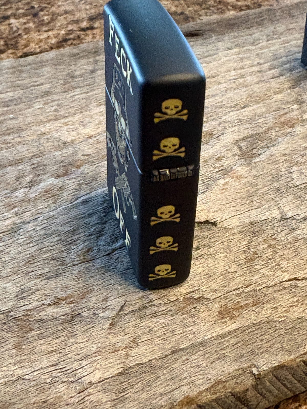 Black Feck Off Zippo
