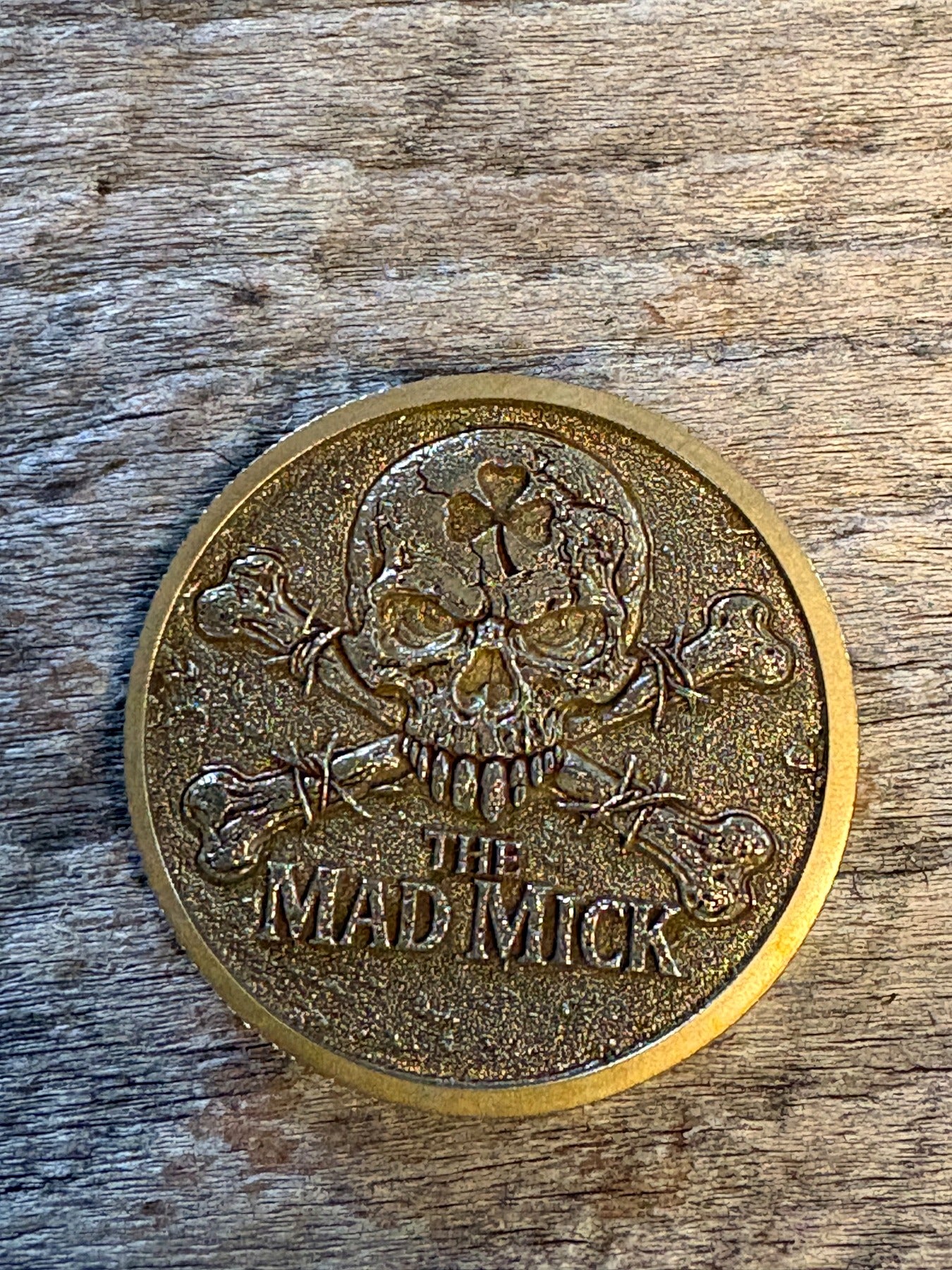 Mad Mick Skull & Crossbones Challenge Coin