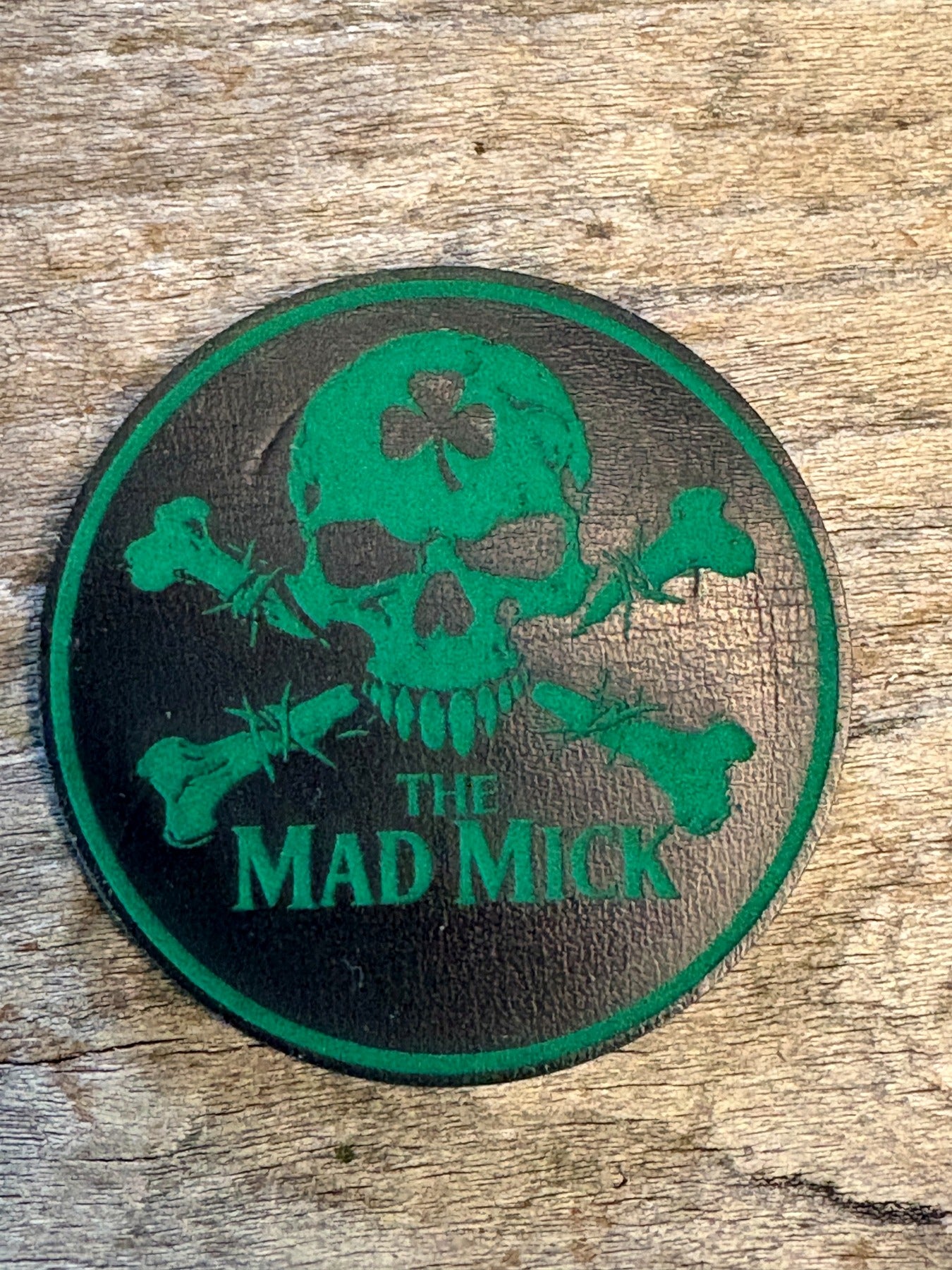Mad Mick Skull & Crossbones Morale Patch