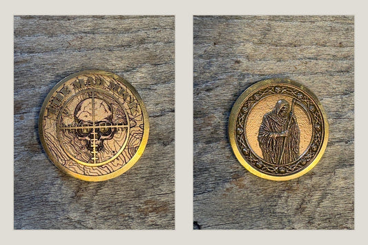 Mad Mick Reaper Coin With Raised Crosshairs
